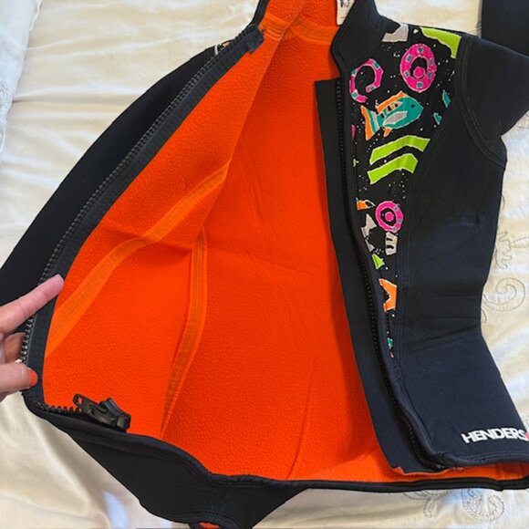 Henderson Women’s Medium Size 8 Wetsuit | Front Zip | Geometric Print - Picture 6 of 12